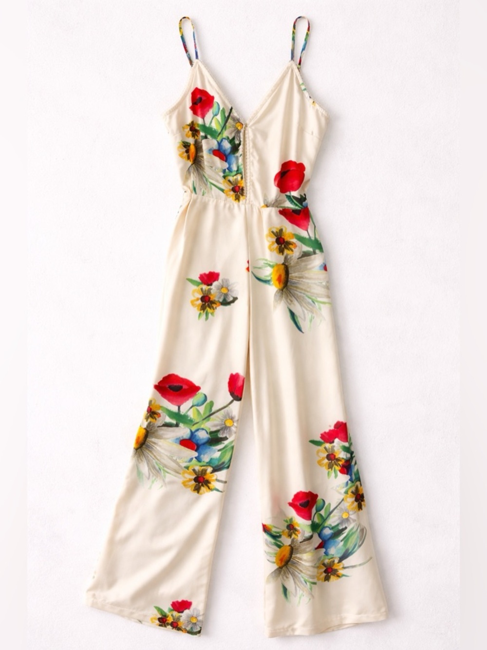 Revolve - LPA - Floral Poppy Jumpsuit